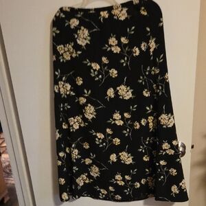 Marco Bicego Black and Cream A-Line Midi Skirt